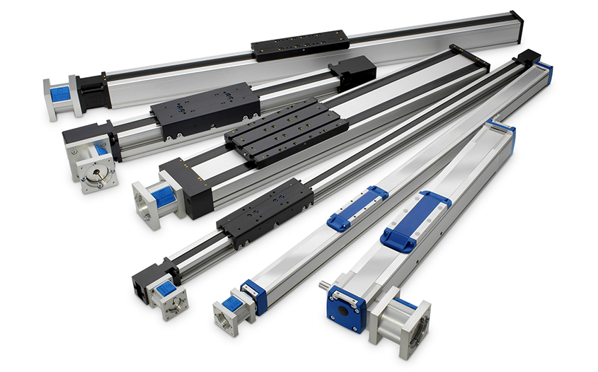 Fully configurable linear & rotary sub assemblies for stages & actuators